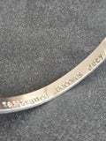 RESIST sterling silver 925 cuff bracelet