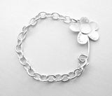 Daisy flower bracelet sterling silver - Isabella Cascio Greggio