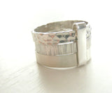 Sterling Silver Trio Band Three Stacked Rings